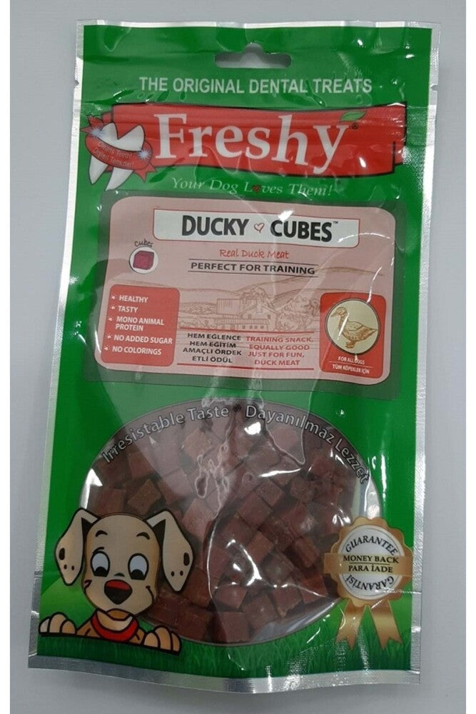 Freshy Taze Ördek Etinden Küp Ödül Maması 80 GR | SRC: Barcode: 8698595910815